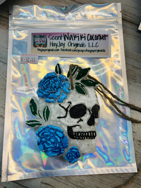 Floral Skull Freshie